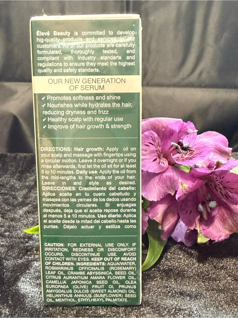 Eleve Biotin Oil-Serum - with mint and rosemary oil for hair growth & repair